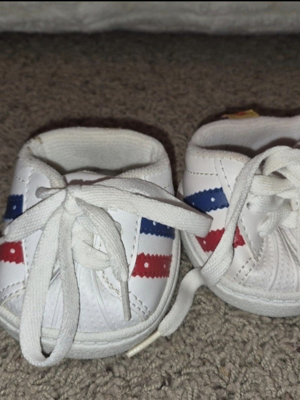 Build A Bear Like Adidas Red White Blue